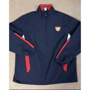 Cooperstown Vintage dreams park men’s quarter zip windbreaker Men's size Large